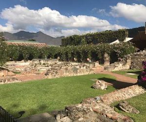 Antigua Hotel Grounds on Spring 2017 Guatemala Coffee Buying Trip