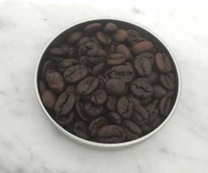 Coffee Roasting sample of dark roast coffee sample from caffe ladro ladro roasting