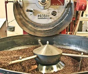 Seattle coffee roaster, Ladro Roasting, uses a Probat